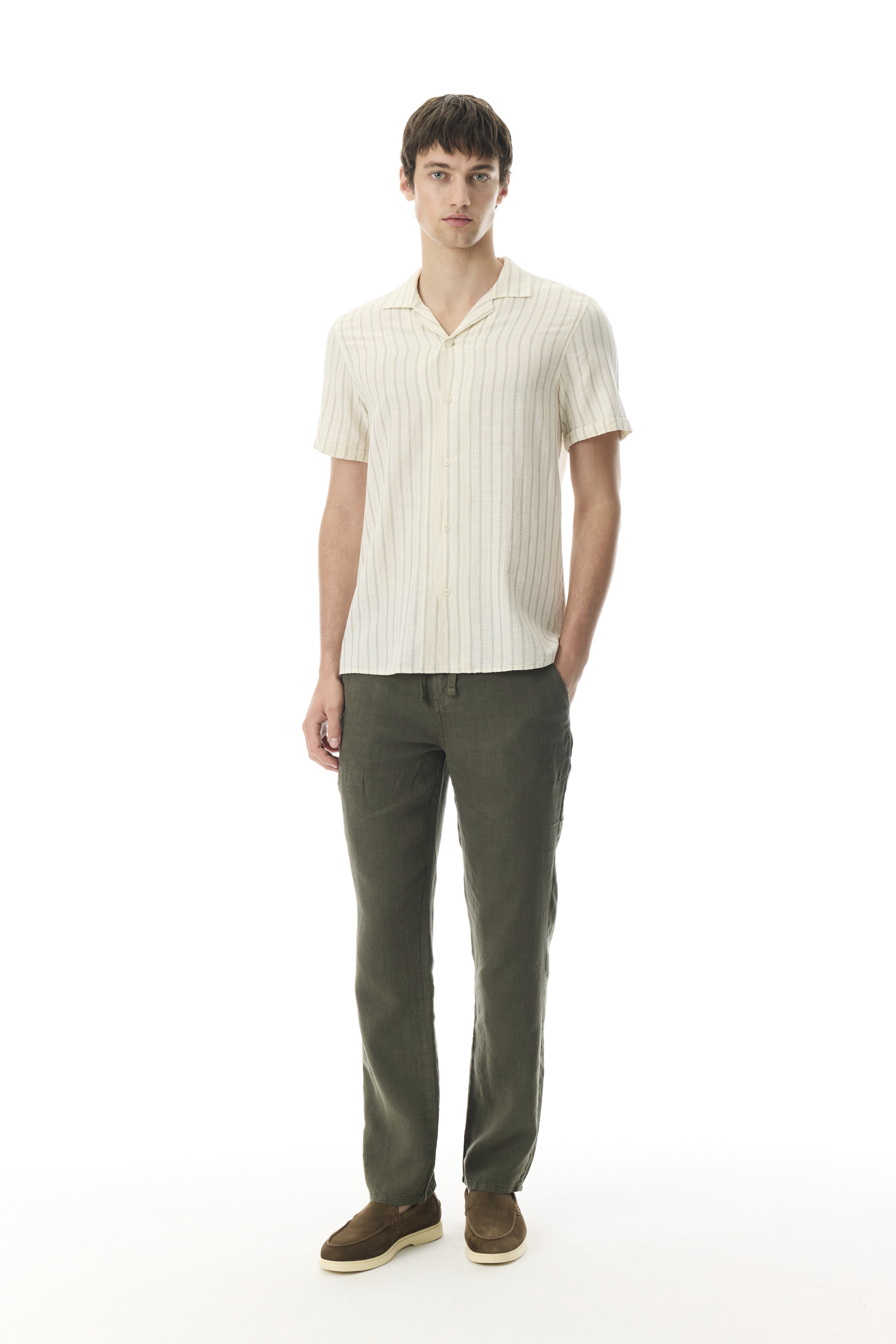 STRAIGHT FIT KETEN PANTOLON