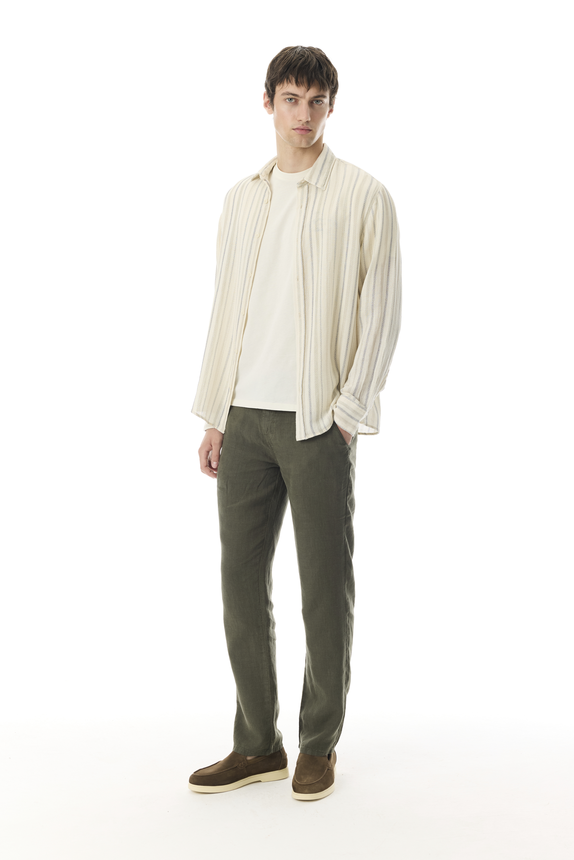 ÇİZGİLİ REGULAR FIT UZUN KOLLU GÖMLEK