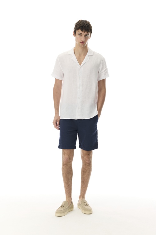  GOFRE DESENLİ BELİ LASTİKLİ ŞORT