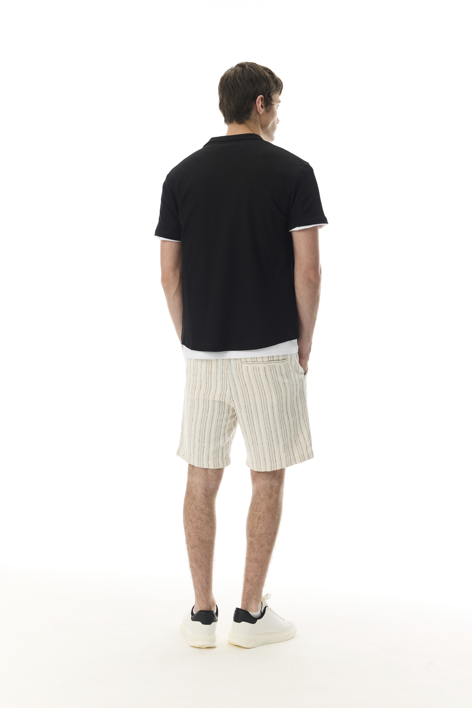 DOKULU RESORT YAKA KISA KOLLU GÖMLEK