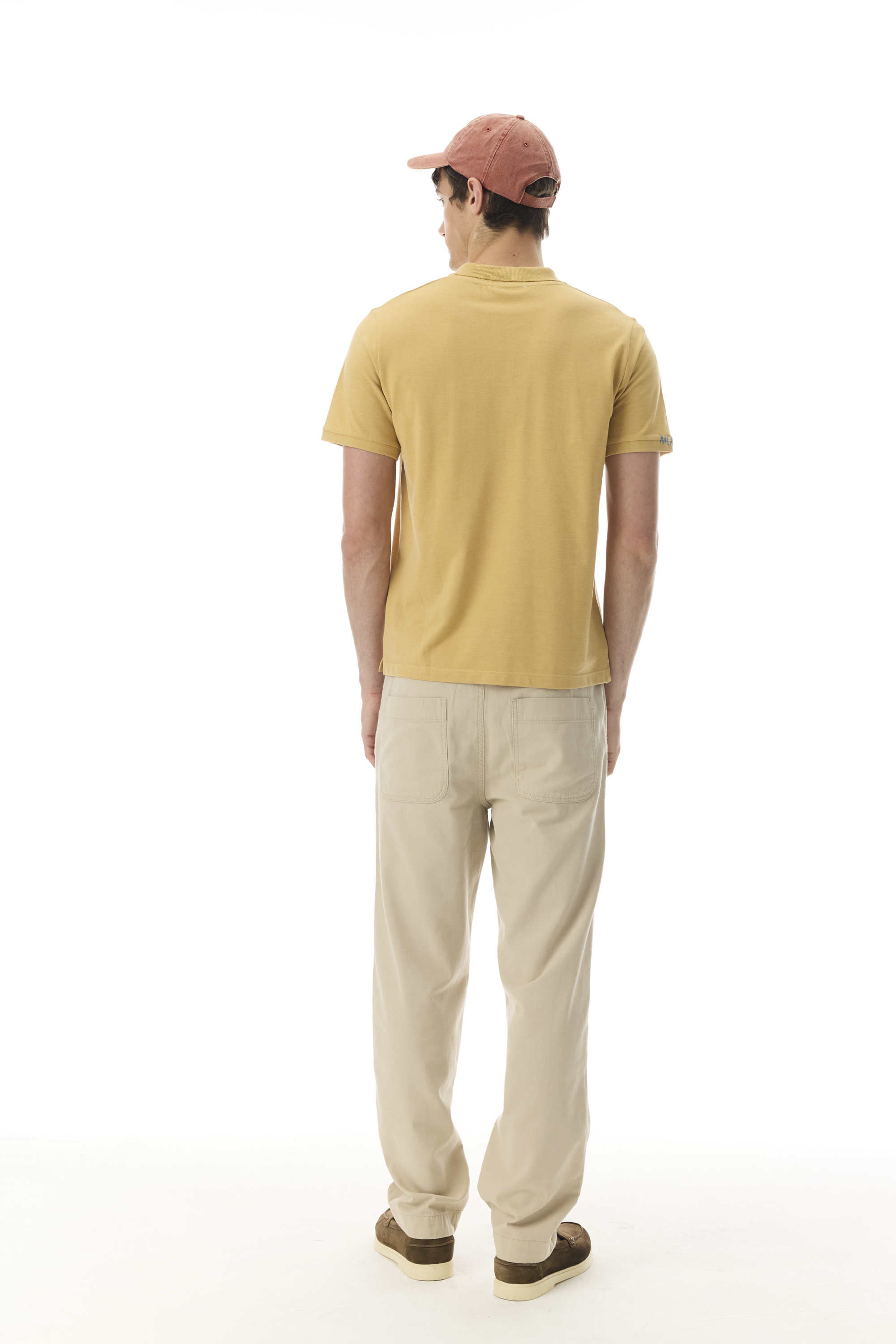 NAKIŞLI POLO YAKA T-SHIRT