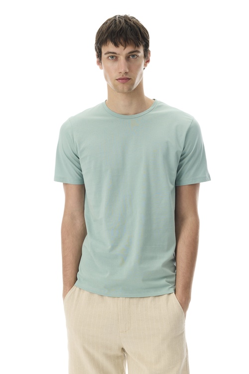  REGULAR FIT BİSİKLET YAKA T-SHIRT