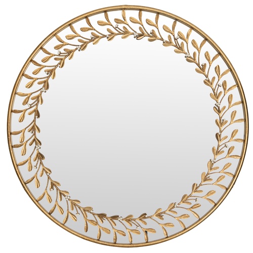  GOLD LEAFY  DUVAR AYNASI 90X90 CM