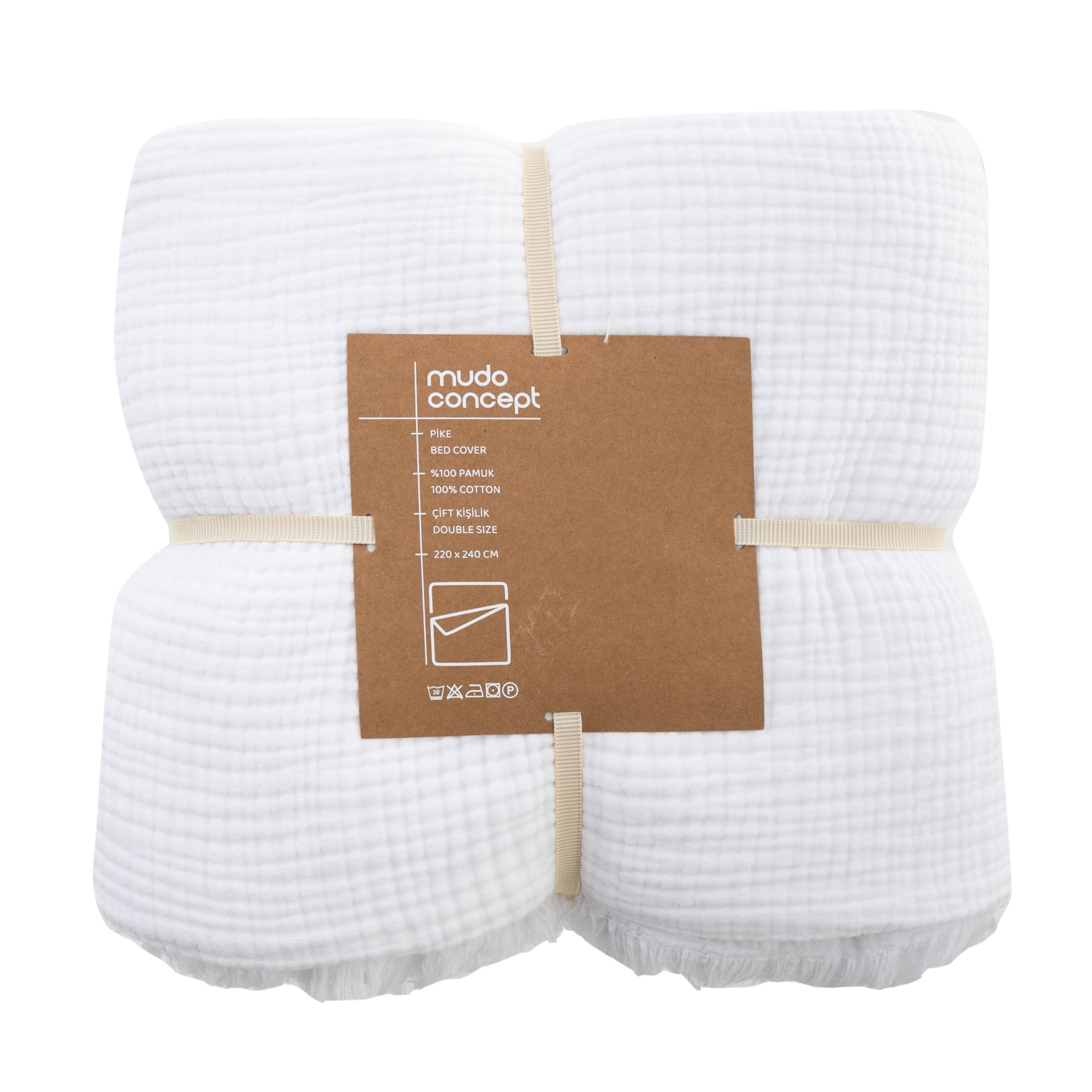 VALERIA PİKE BEYAZ 220X240