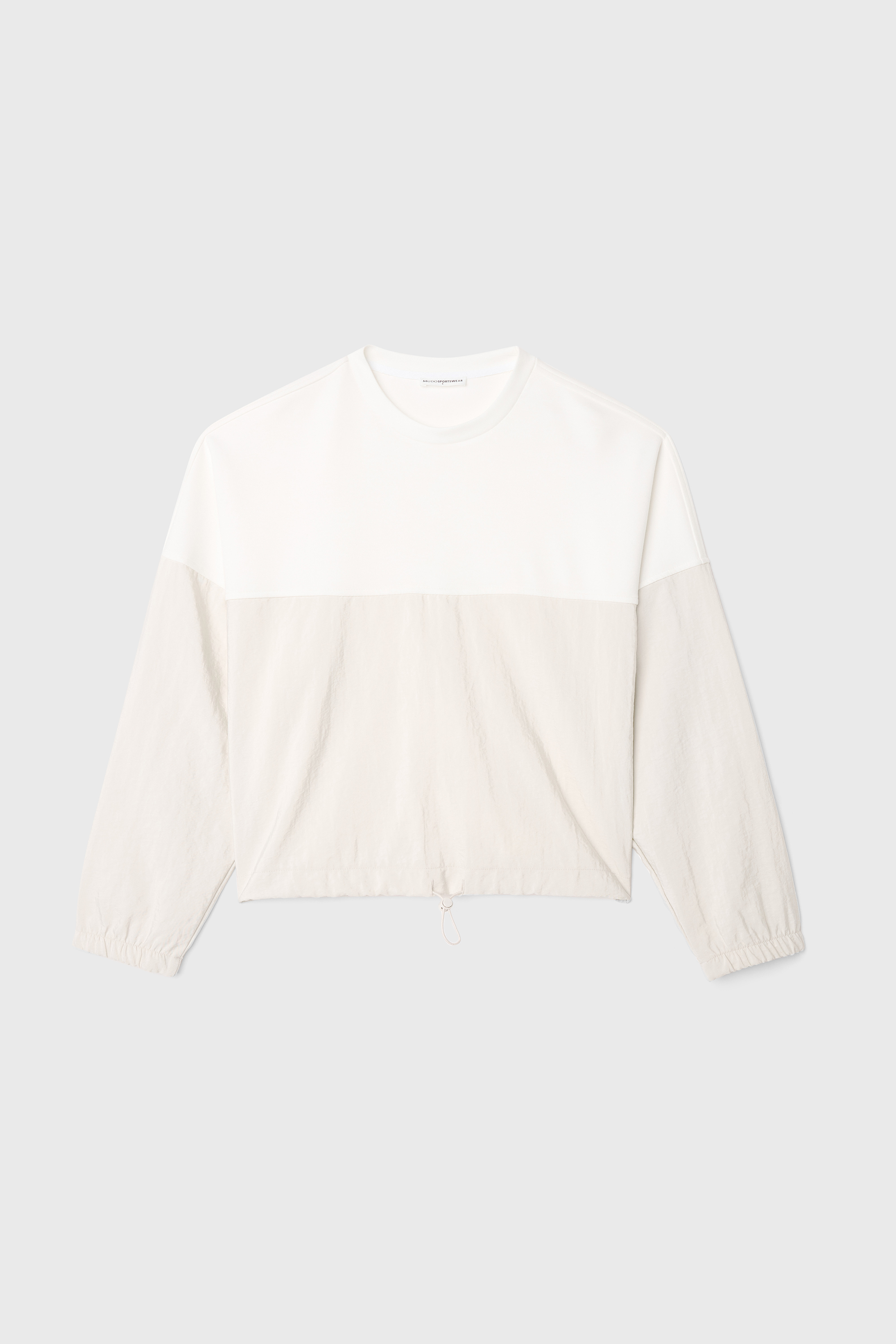 RENK BLOKLU BİSİKLET YAKA SWEATSHIRT