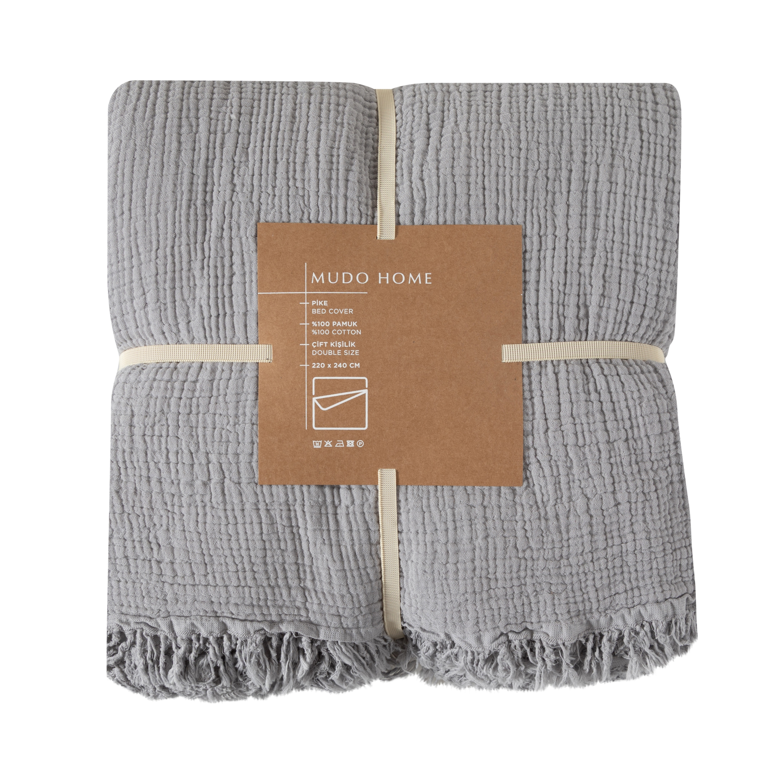 VALERIA PİKE GRİ 220X240