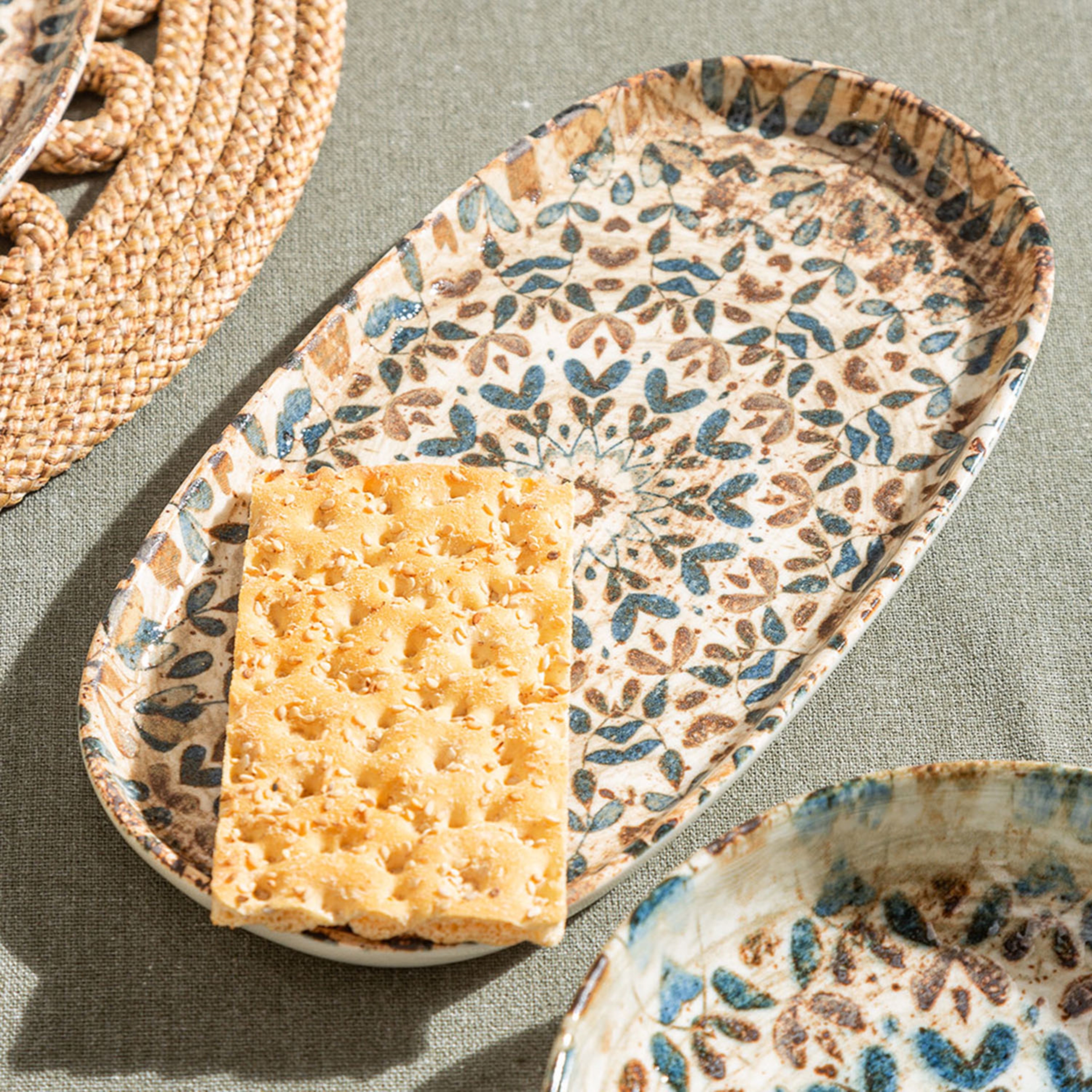 EPHESUS DÜZ KAYIK TABAK 25CM