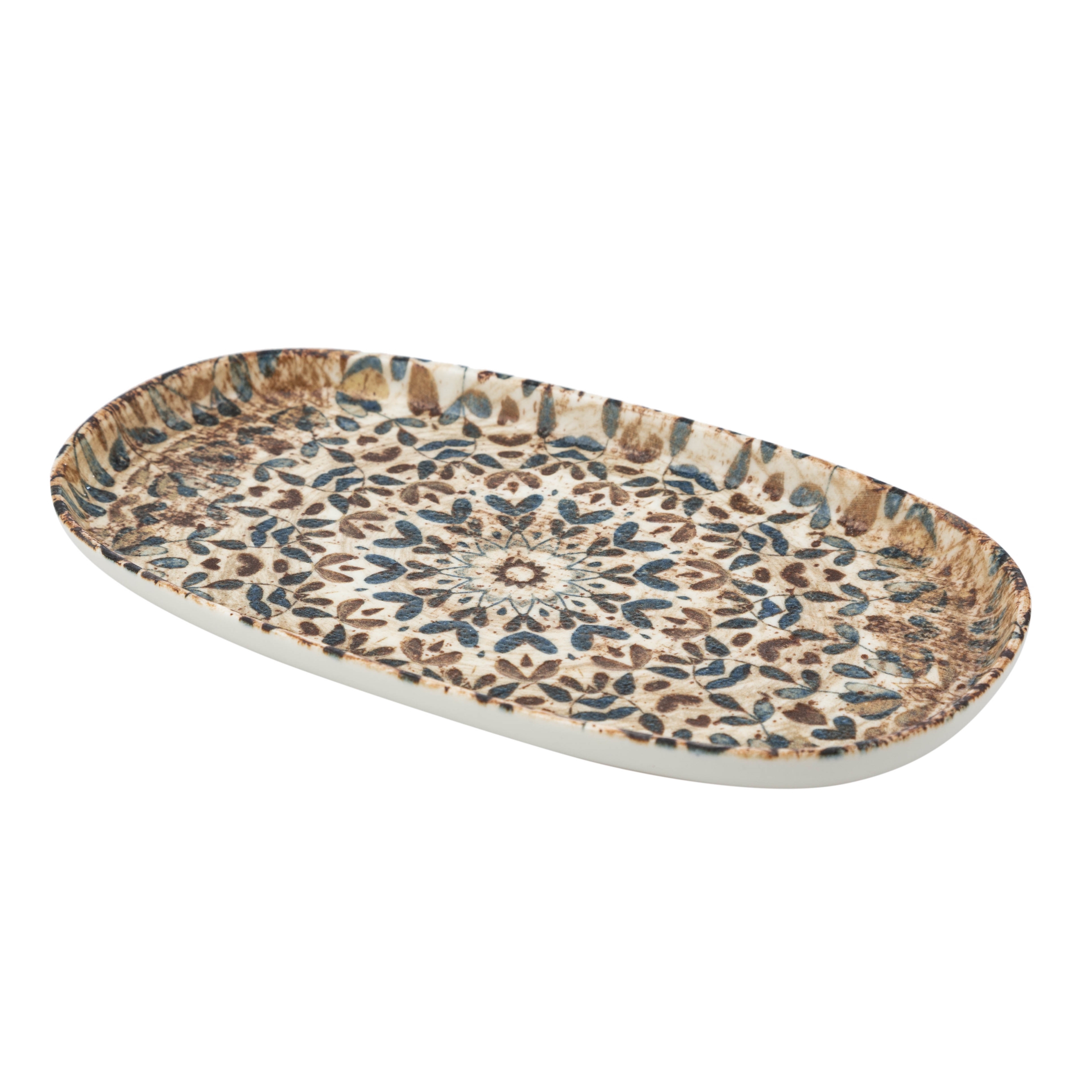 EPHESUS DÜZ KAYIK TABAK 25CM