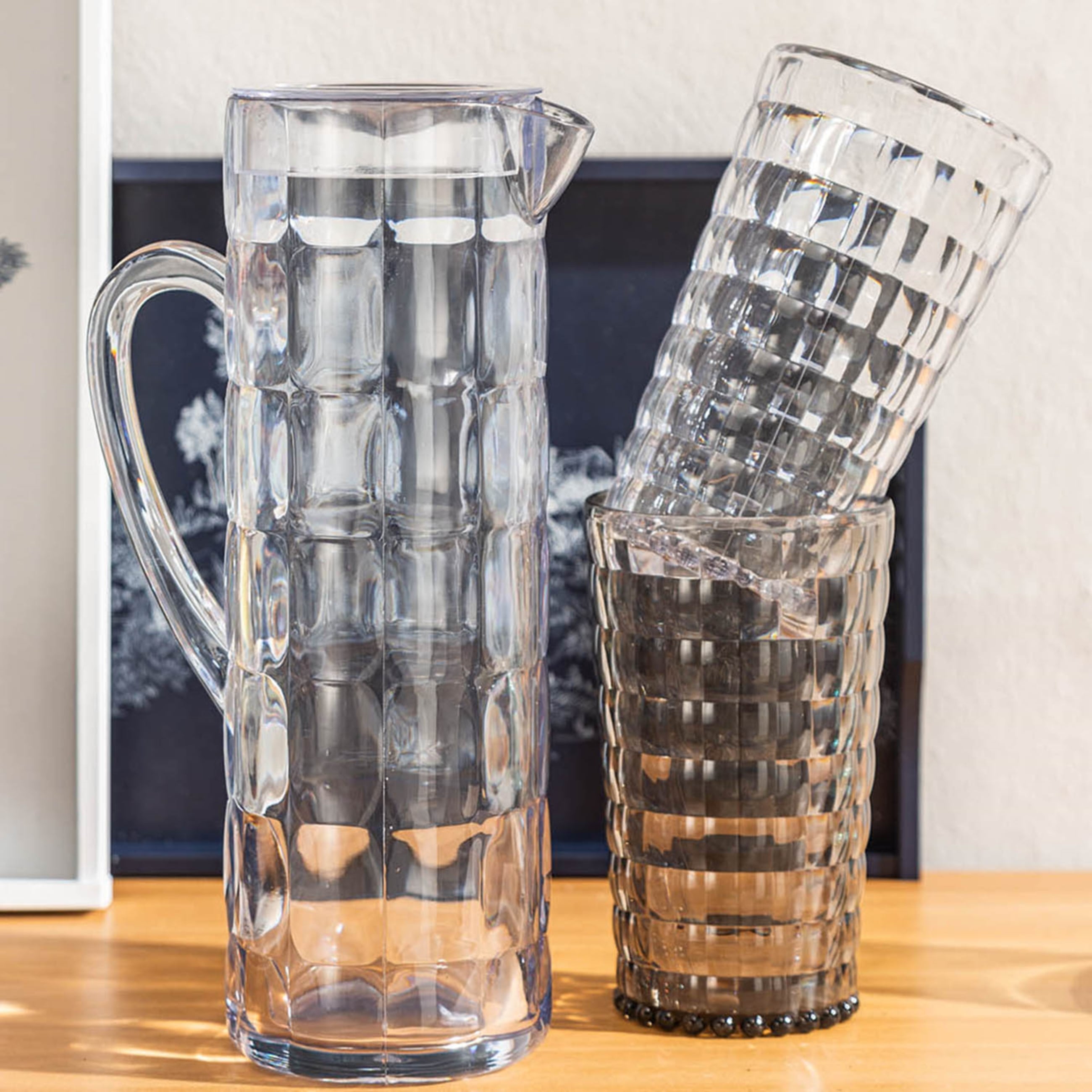 ACRYLIC KISA BARDAK FÜME 400ML