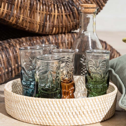  TIKI KOKTEYL BARDAĞI KIRMIZI -290 ML