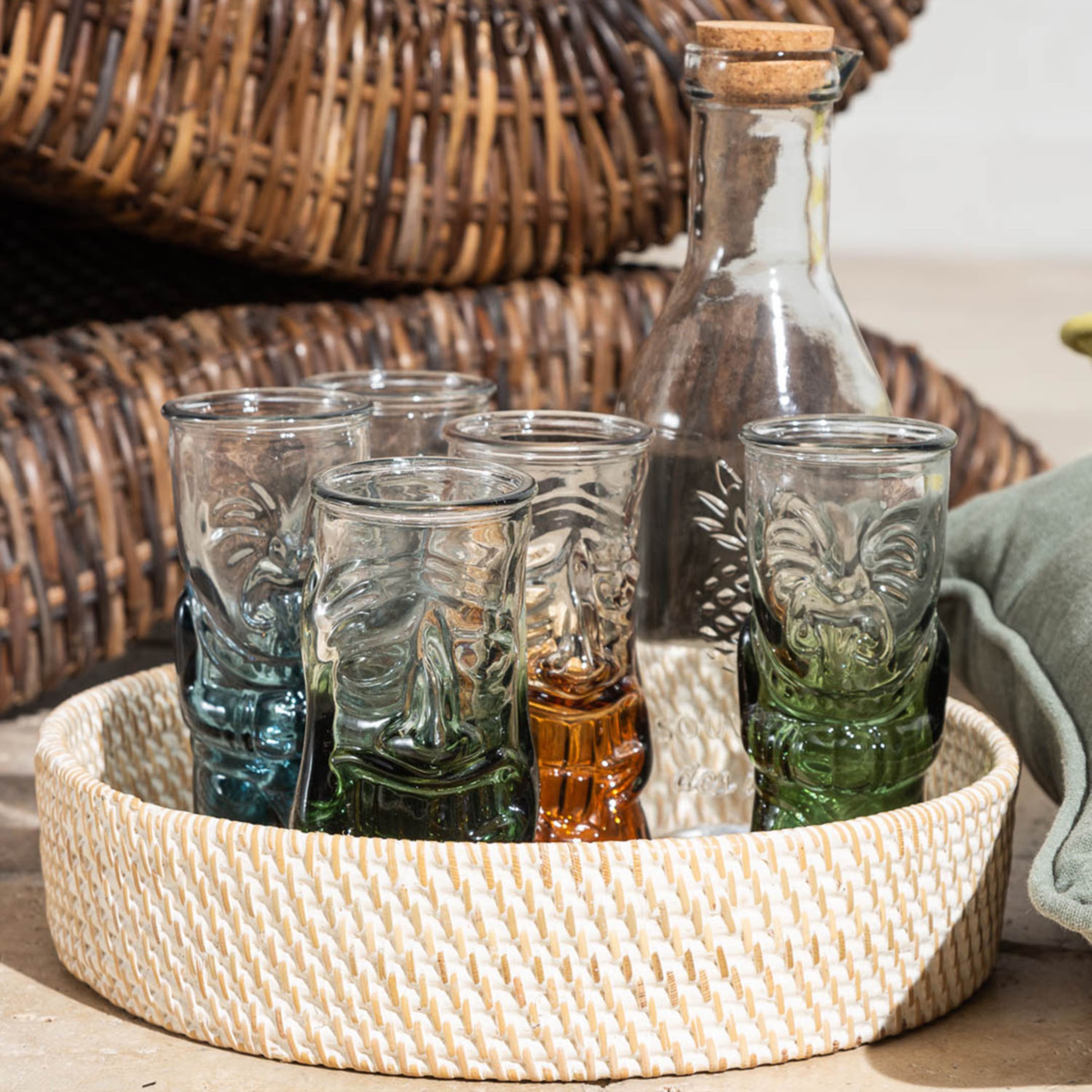 TIKI KOKTEYL BARDAĞI LACİVERT 440 CC