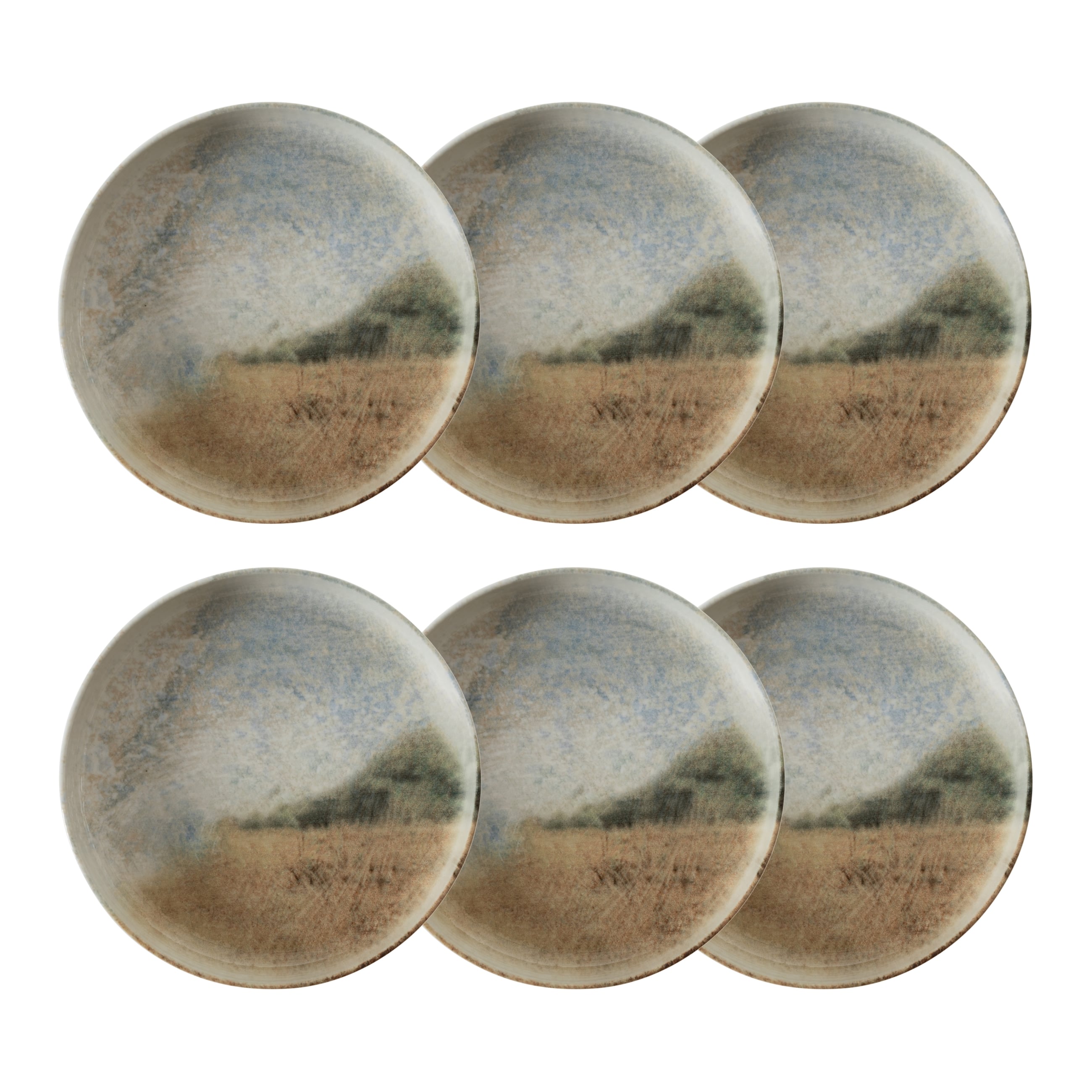 WILD ÇUKUR TABAK SETİ 23CM-6LI