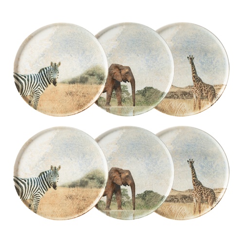  WILD SERVİS TABAĞI SETİ 26CM-6LI