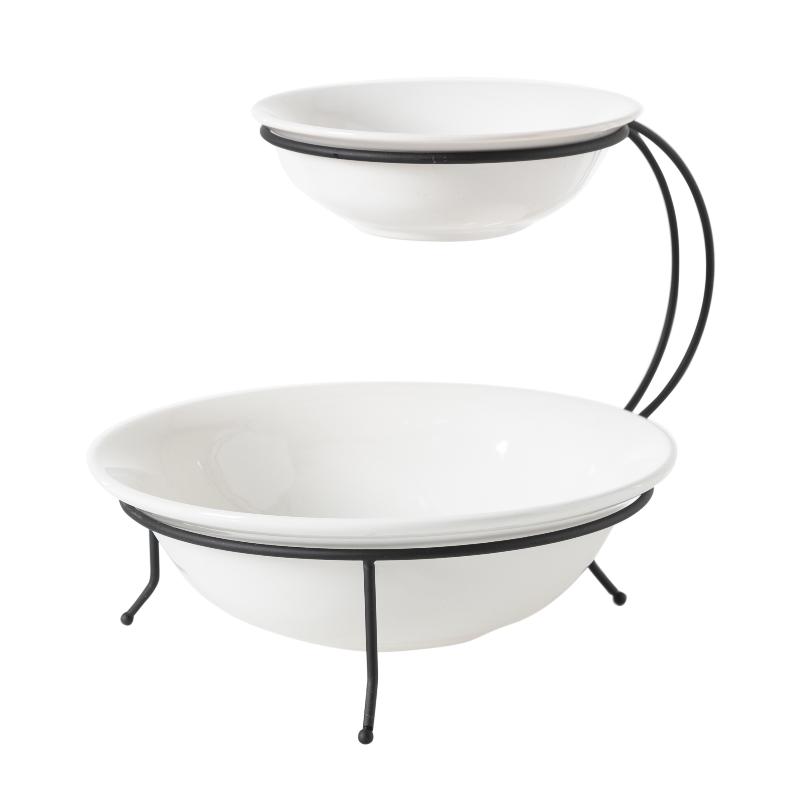 GURME İKİ KATLI YUVARLAK SUNUM