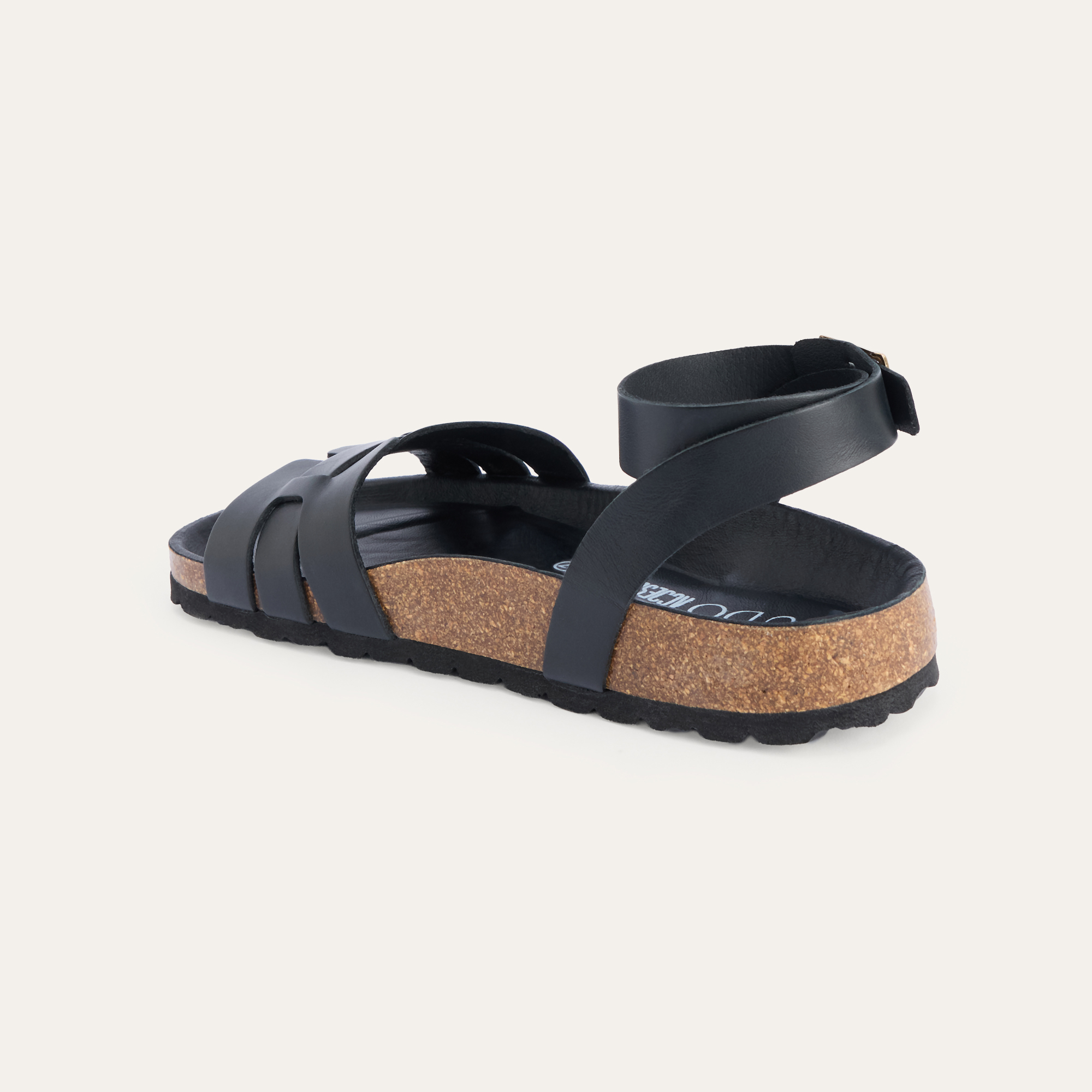 KEMERLİ HAKİKİ DERİ SANDALET