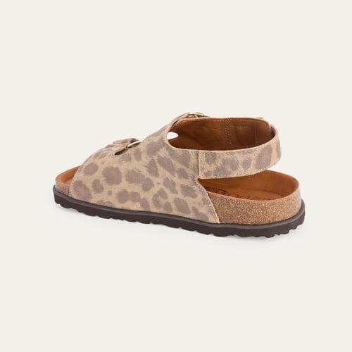  DESENLİ KEMERLİ  HAKİKİ DERİ SANDALET