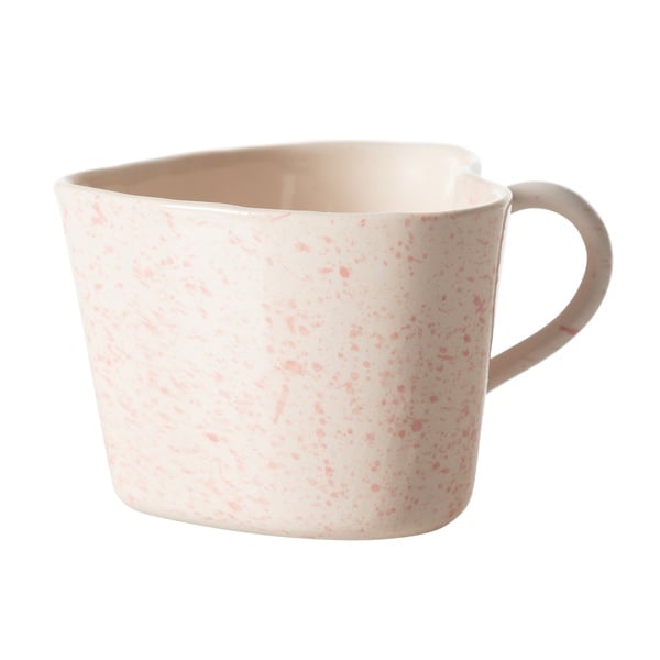 Mudo Home  Handmade Kalp Kupa Pembe  145 Ml