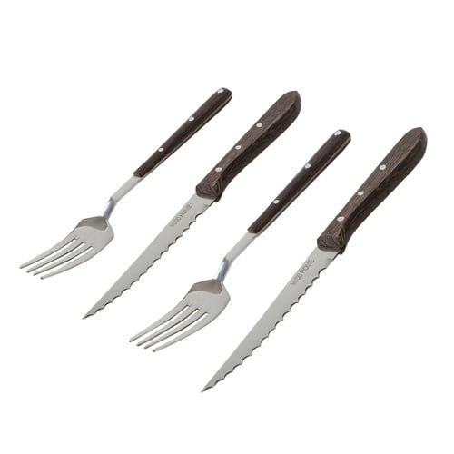  STEAK BIÇAK & ÇATAL  SETİ 2Lİ