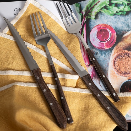  STEAK BIÇAK & ÇATAL  SETİ 2Lİ