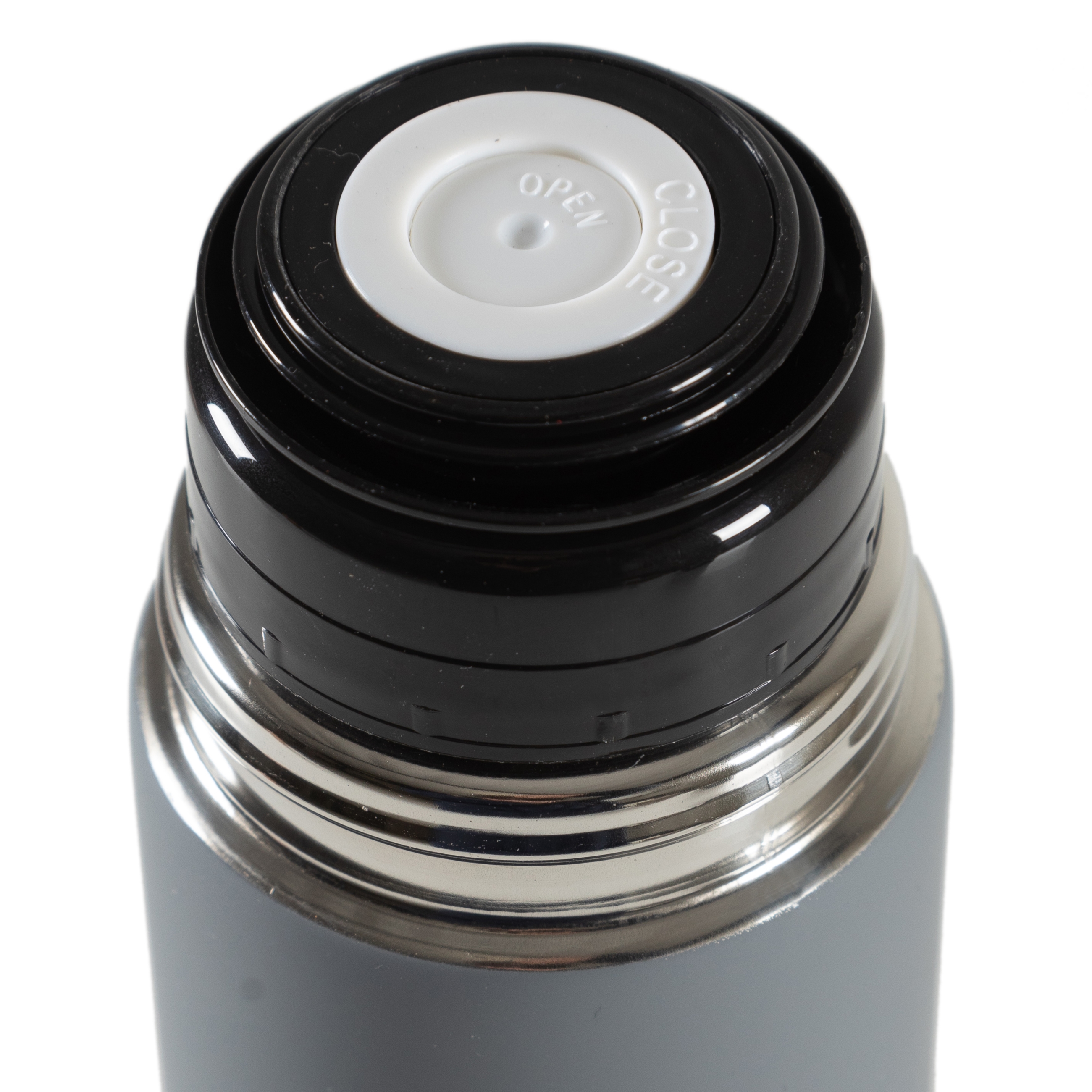 DOUBLE WALL ÇELİK TERMOS GRİ 1LT