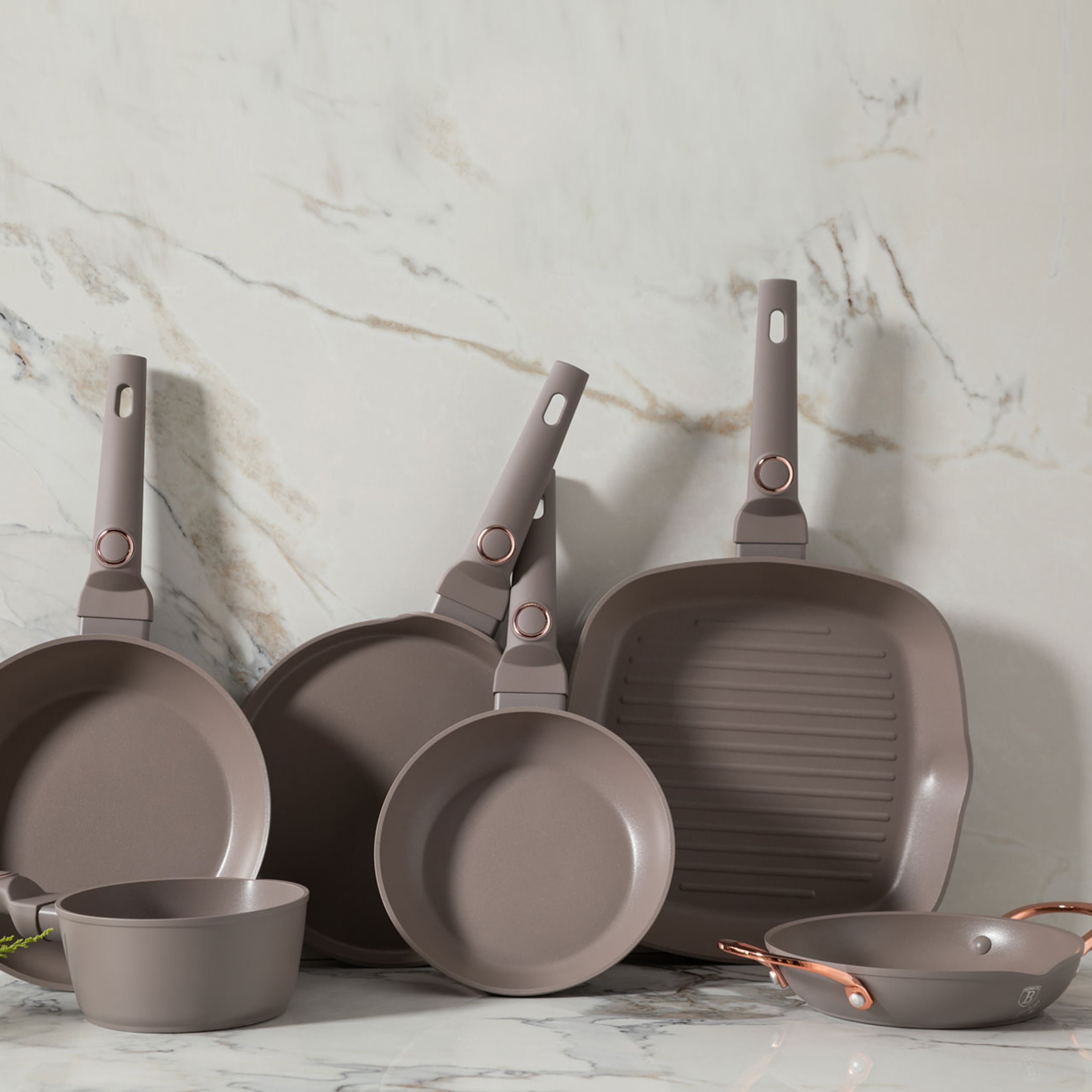 BERLINGER HAUS SAHARA DERİN TENCERE 22 CM TAUPE