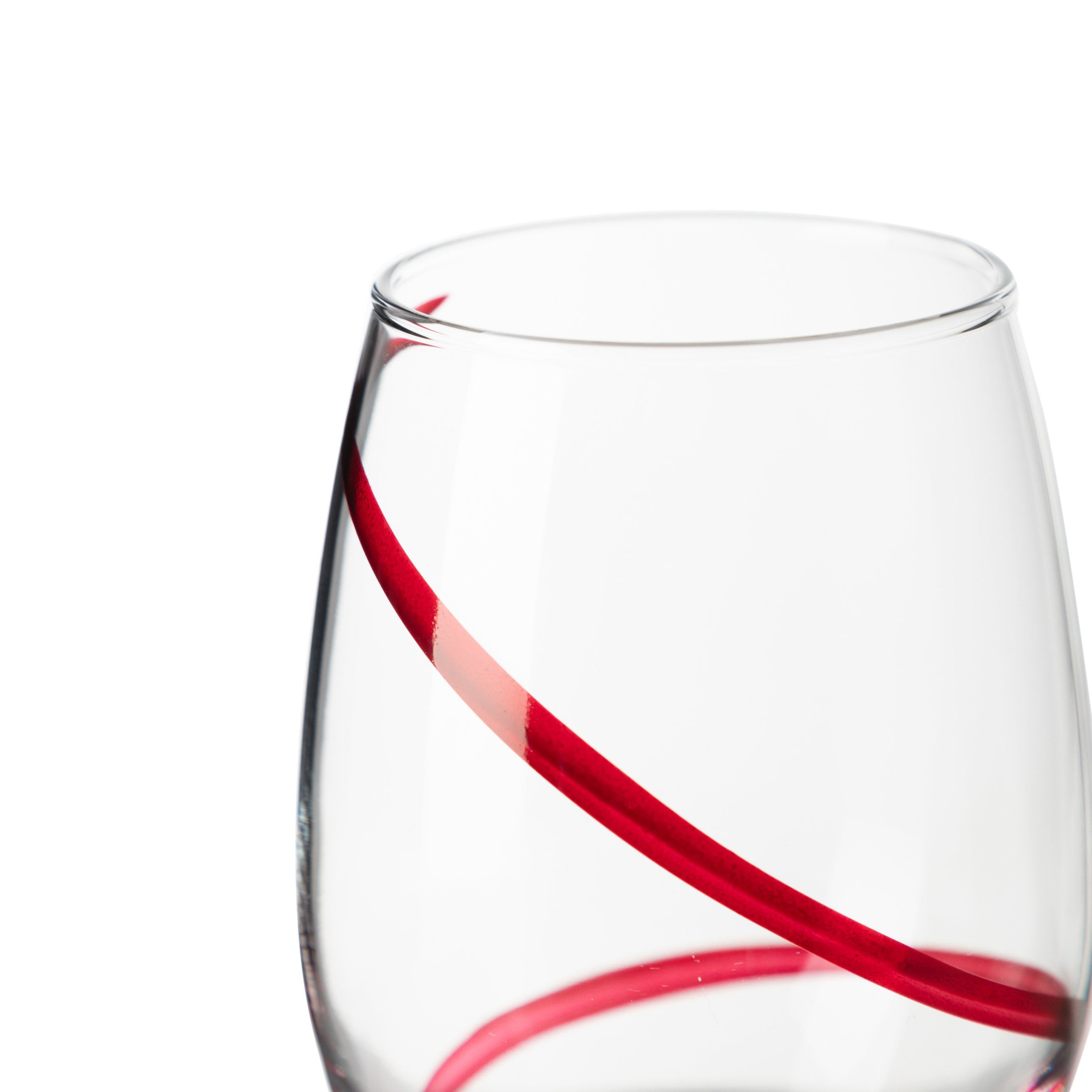 NANTES MEŞRUBAT BARDAĞI KIRMIZI 350 ML