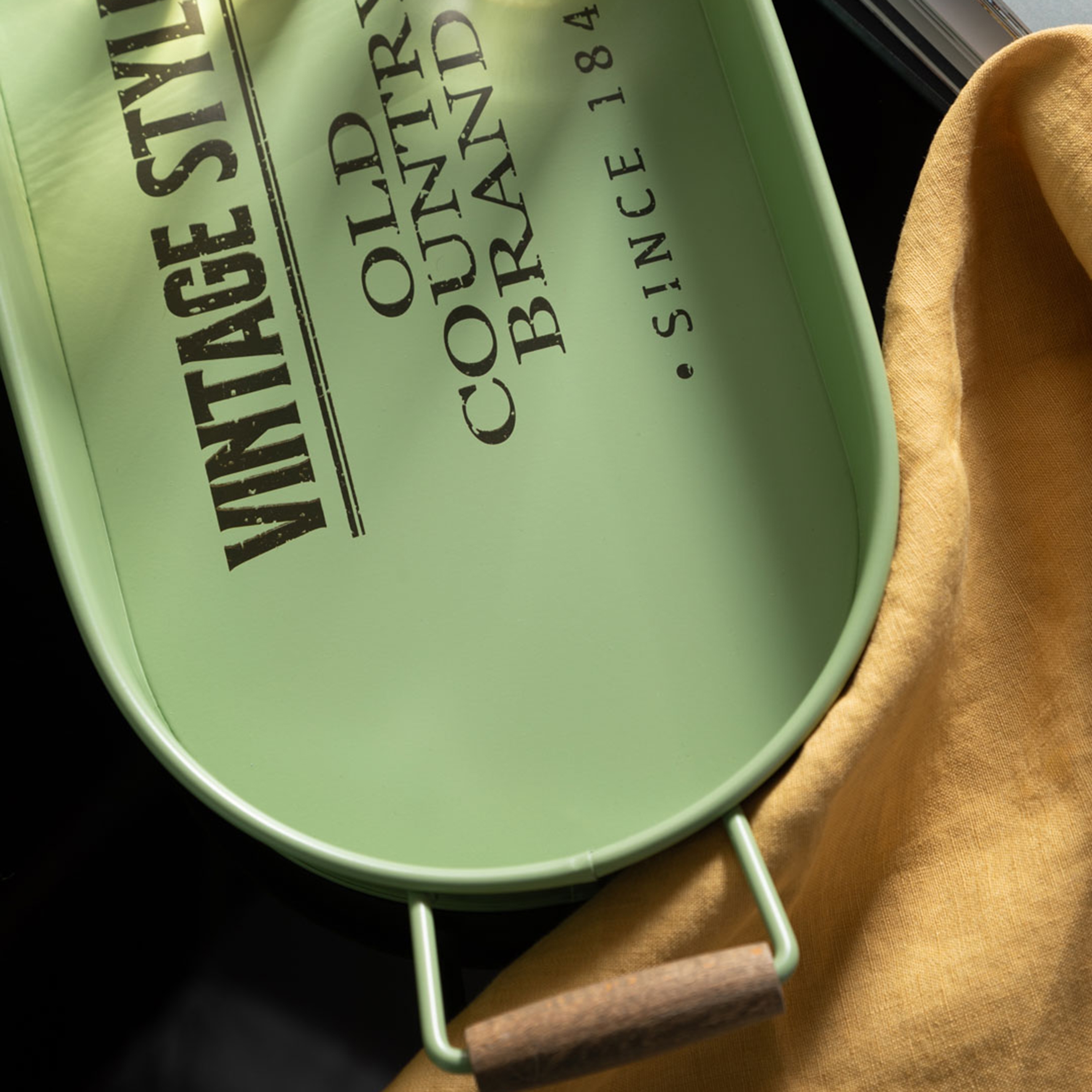 DUBLIN RETRO OVAL TEPSİ 44X22 CM