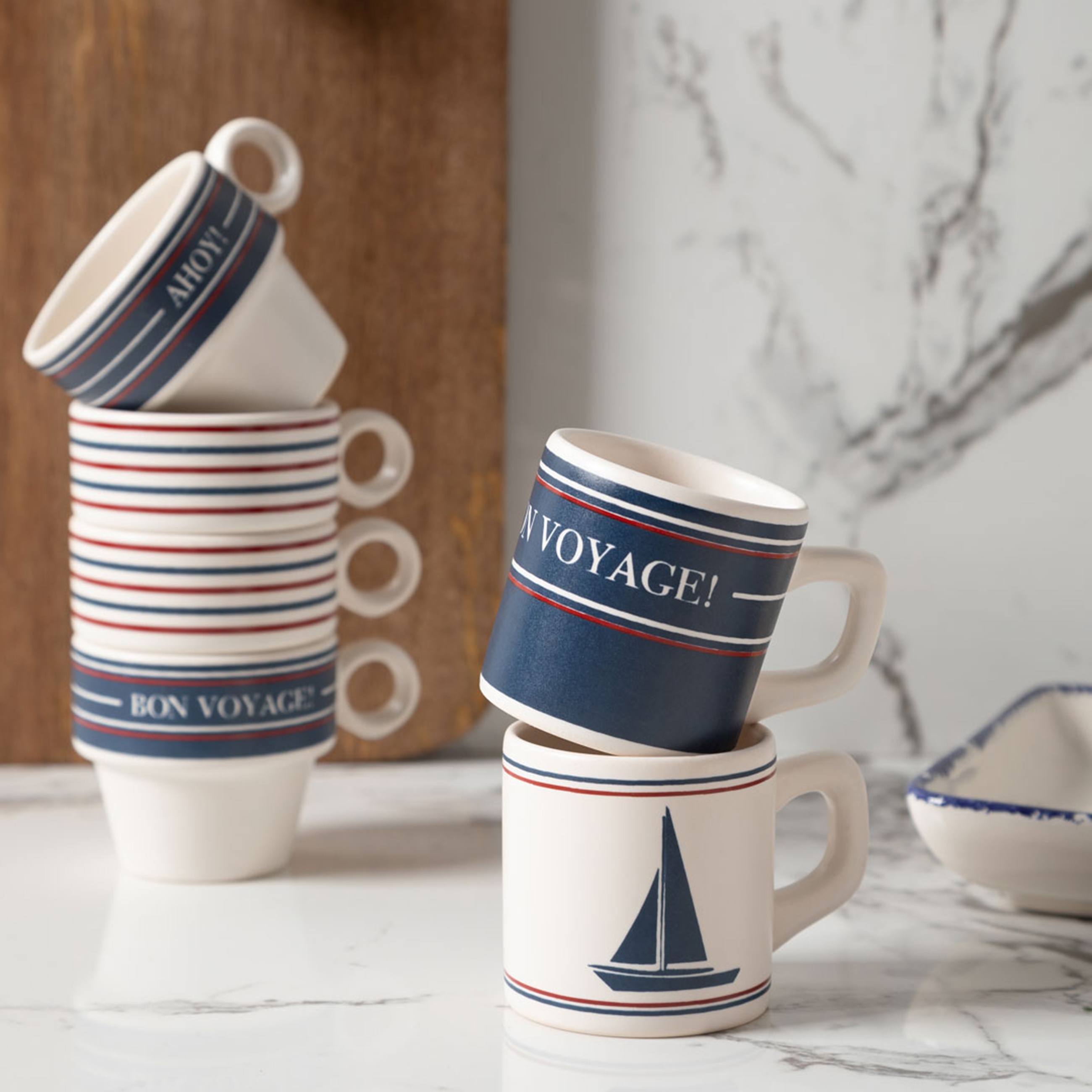 MARINE 4'LÜ FİNCAN SETİ 105 CC