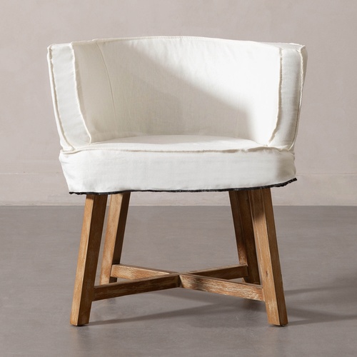 ESTIVA KOLÇAKLI SANDALYE FİLDİŞİ