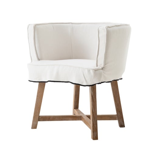  ESTIVA KOLÇAKLI SANDALYE FİLDİŞİ