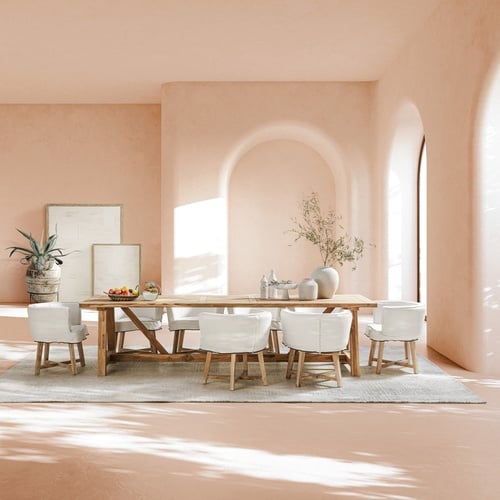  ESTIVA KOLÇAKLI SANDALYE FİLDİŞİ