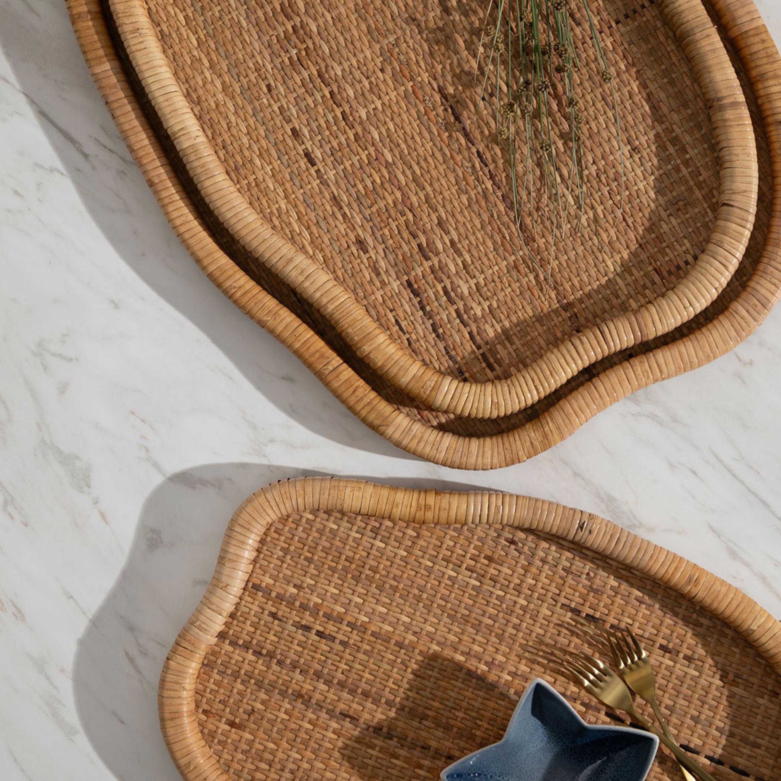 JANETTA DEKORATİF TEPSİ 44X31CM