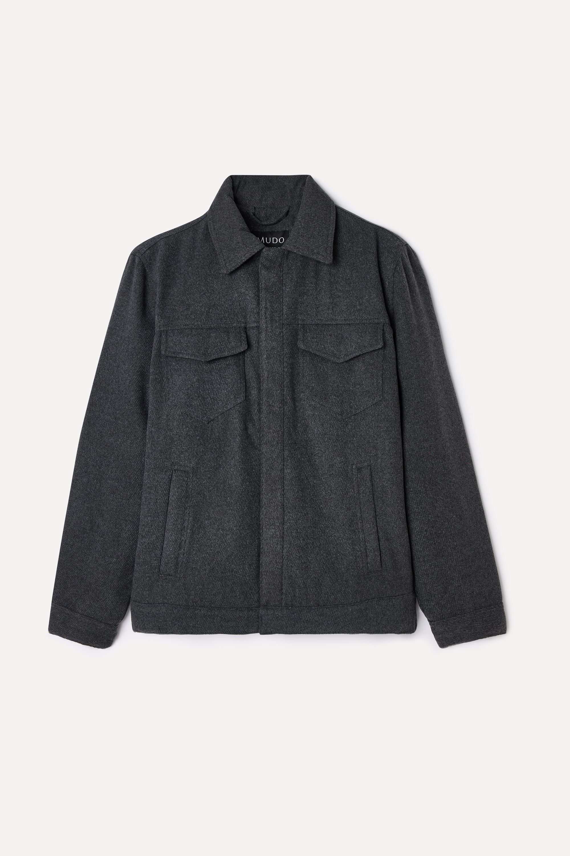 YÜN KARIŞIMLI TRUCKER CEKET