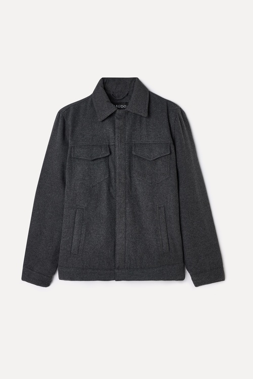  YÜN KARIŞIMLI TRUCKER CEKET