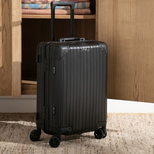  BASEL SİYAH KABİN BOY VALİZ