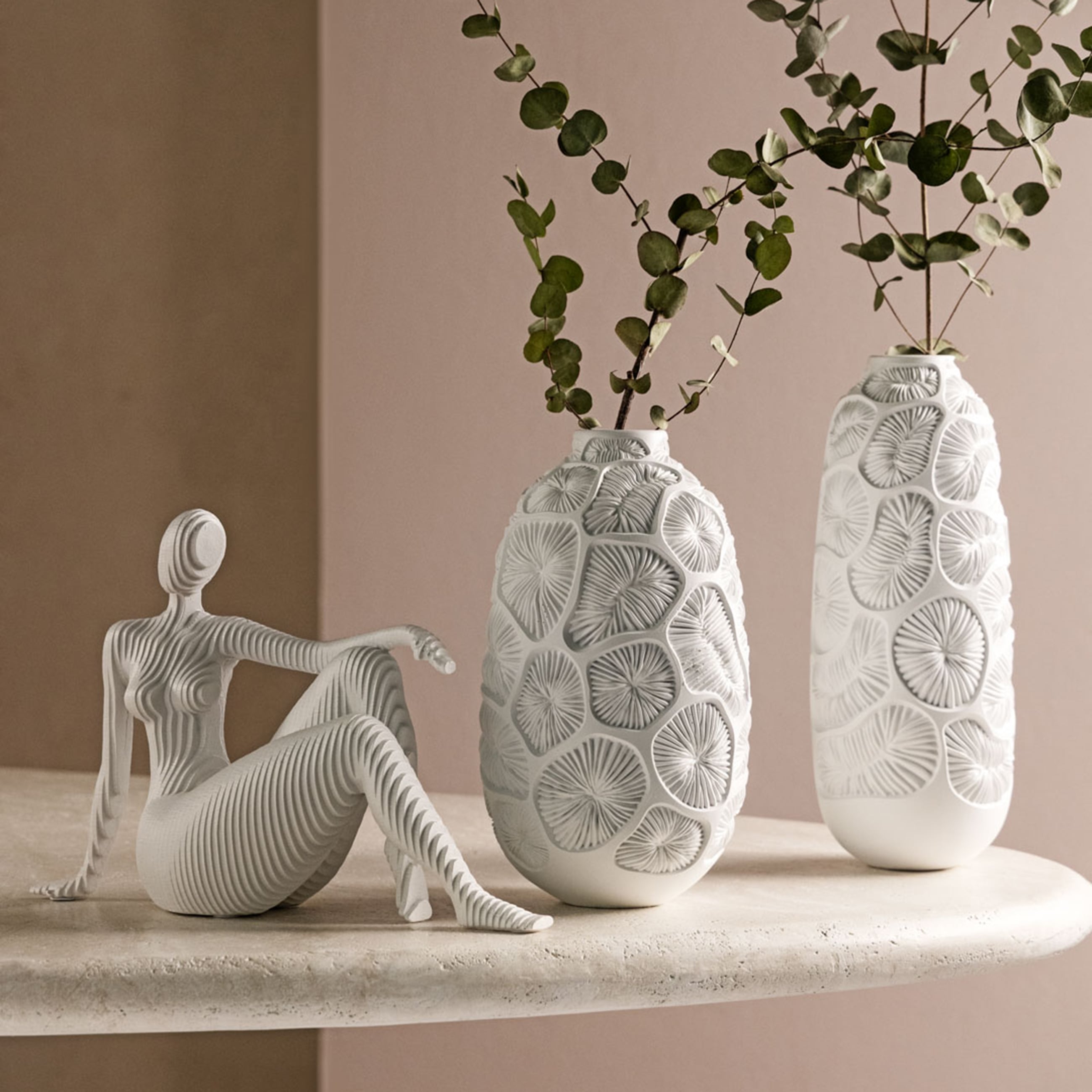 CAMINO VAZO BEYAZ 13X33CM