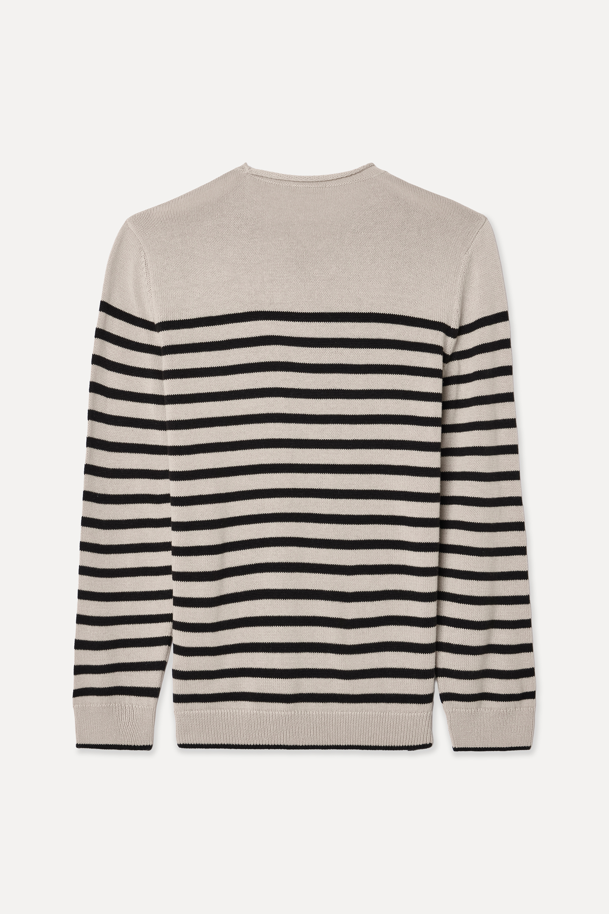 ÇİZGİLİ BİSİKLET YAKA TRİKO KAZAK