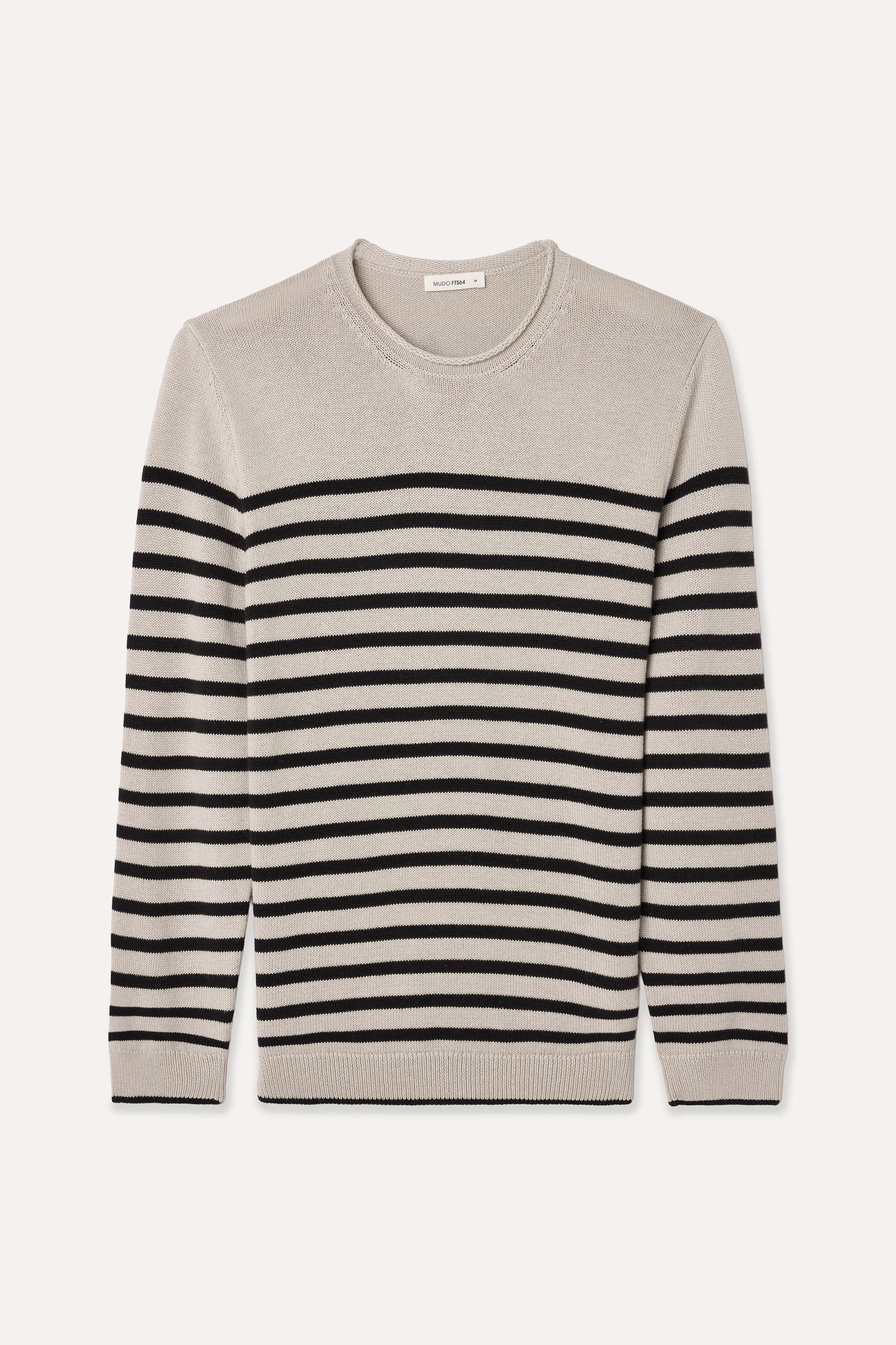 ÇİZGİLİ BİSİKLET YAKA TRİKO KAZAK