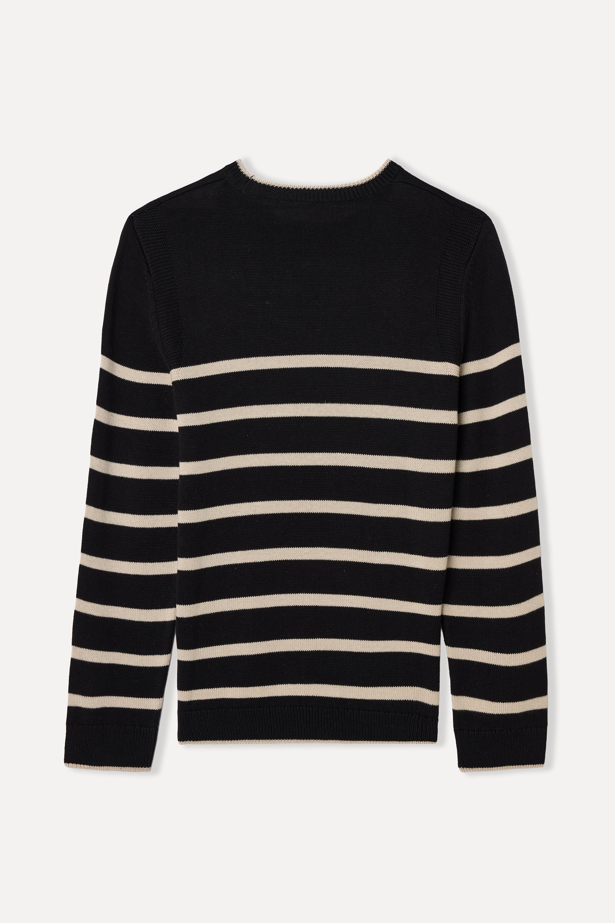 ÇİZGİLİ BİSİKLET YAKA TRİKO KAZAK