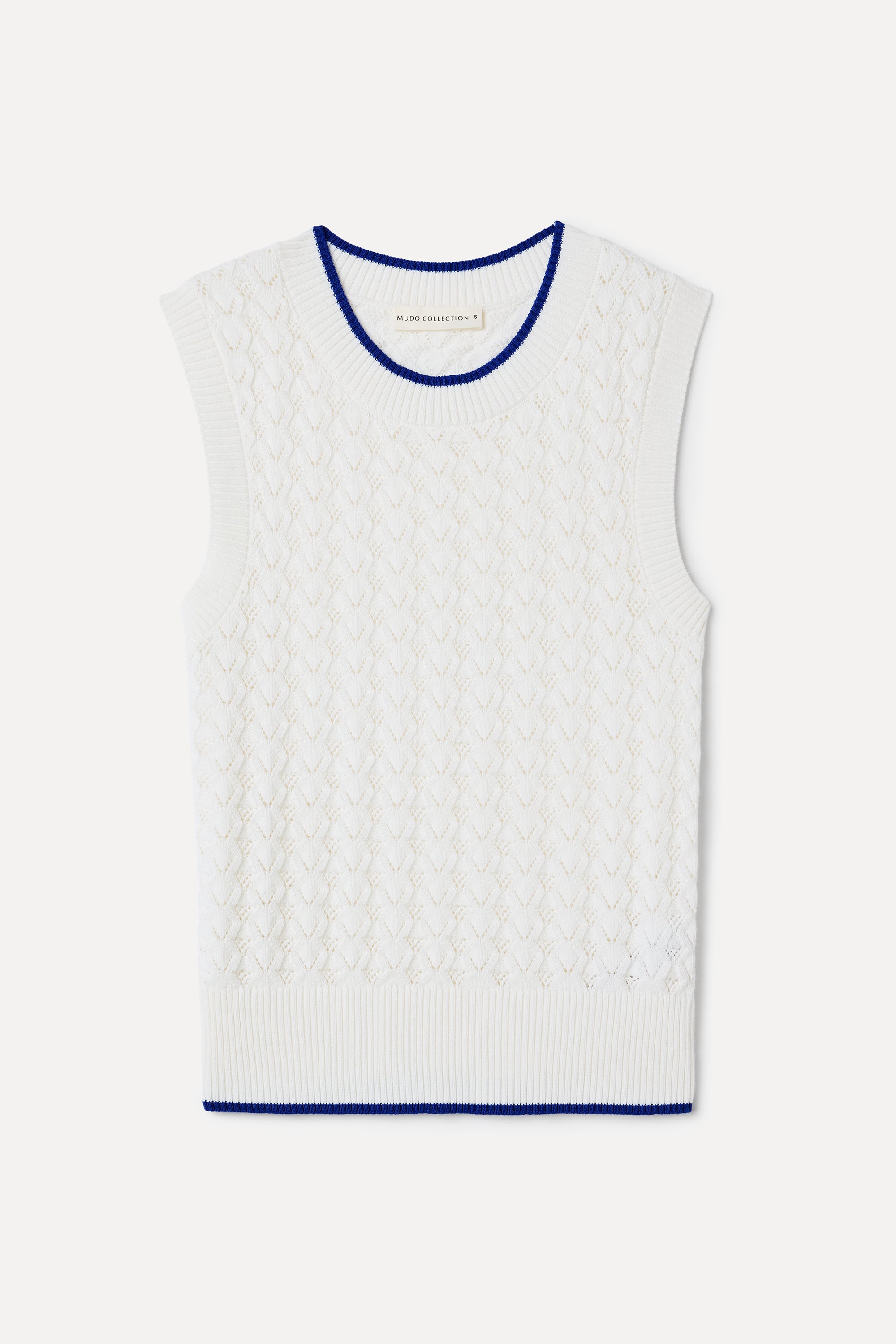 BİSİKLET YAKA AJURLU SÜVETER