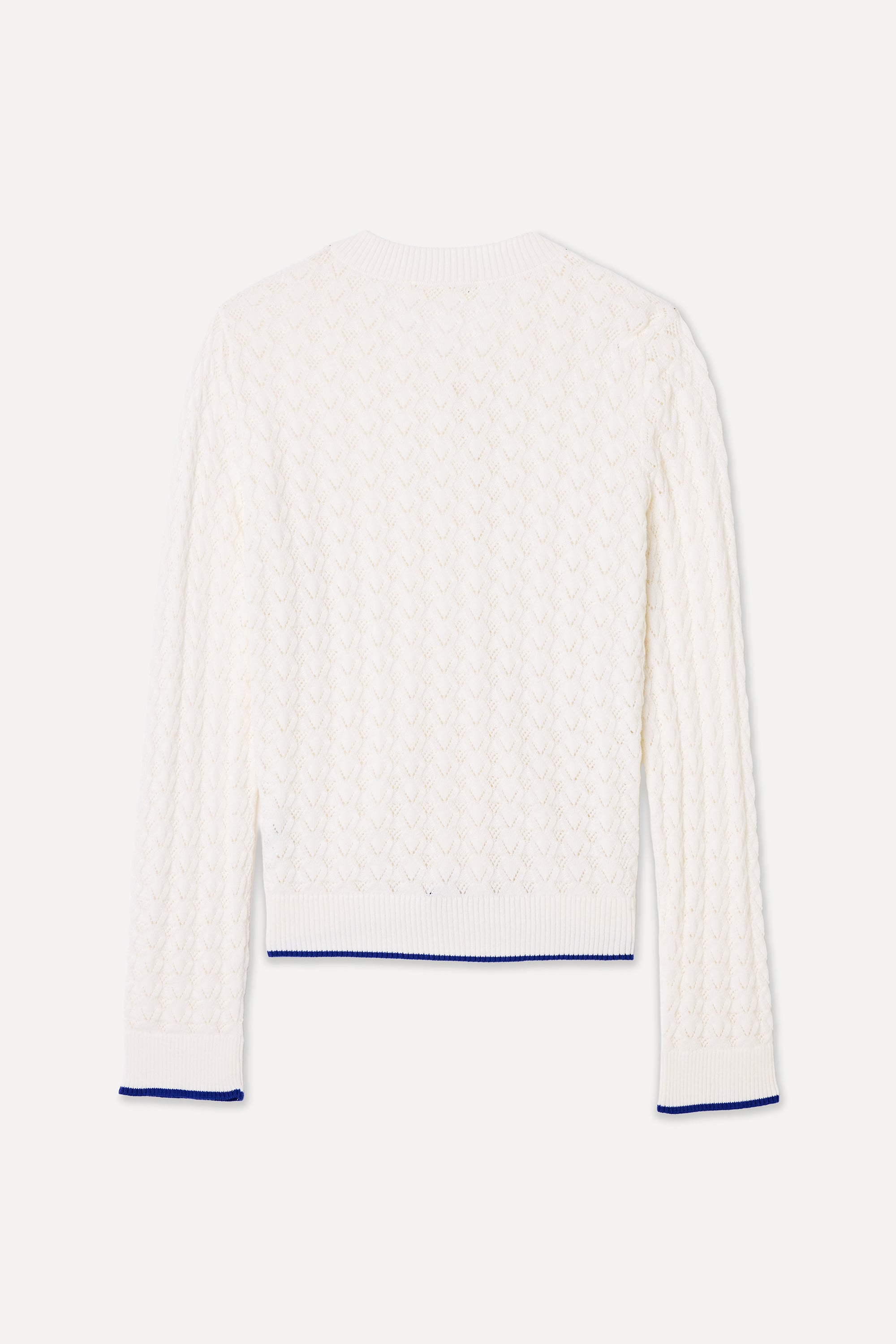 BİSİKLET YAKA AJURLU HIRKA