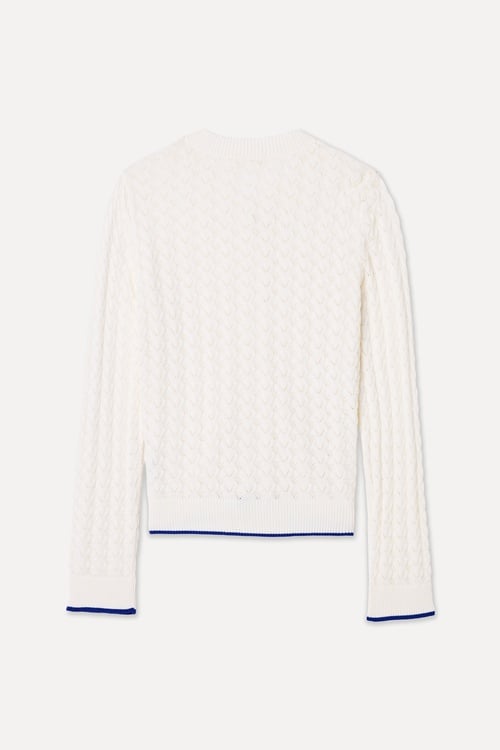  BİSİKLET YAKA AJURLU HIRKA