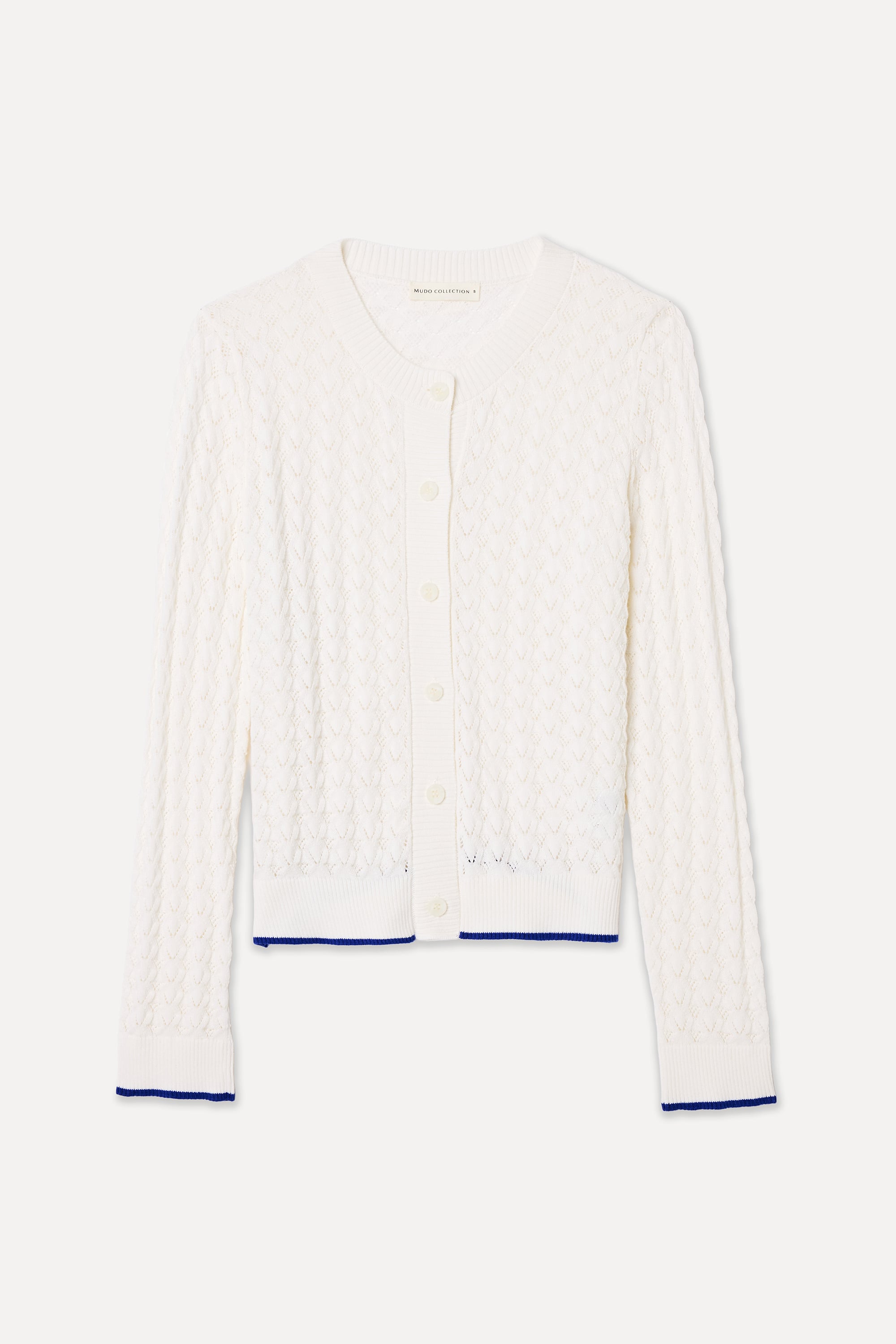 BİSİKLET YAKA AJURLU HIRKA