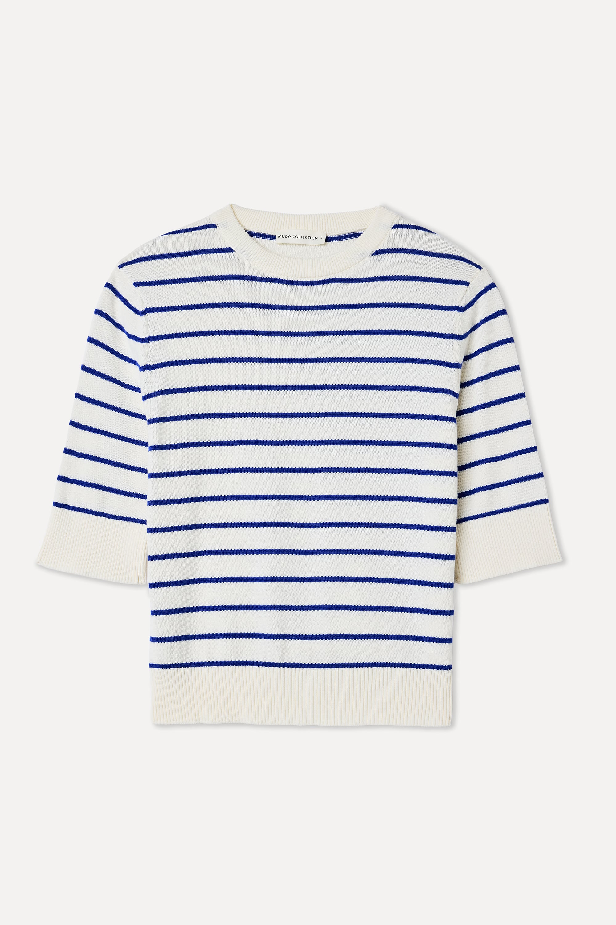 ÇİZGİLİ KISA KOLLU TRİKO KAZAK