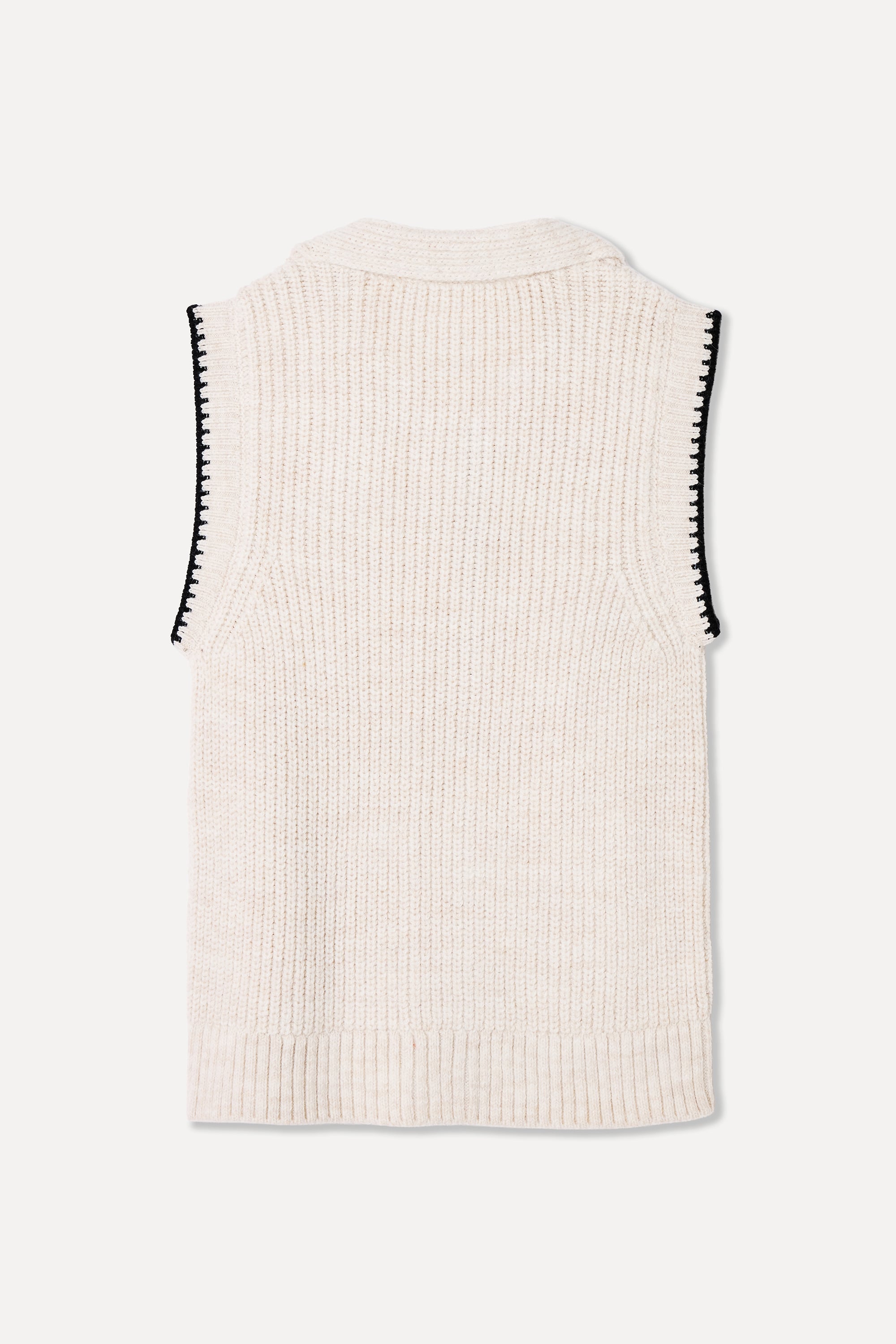 YAKASI BAĞLAMALI TRİKO SÜVETER