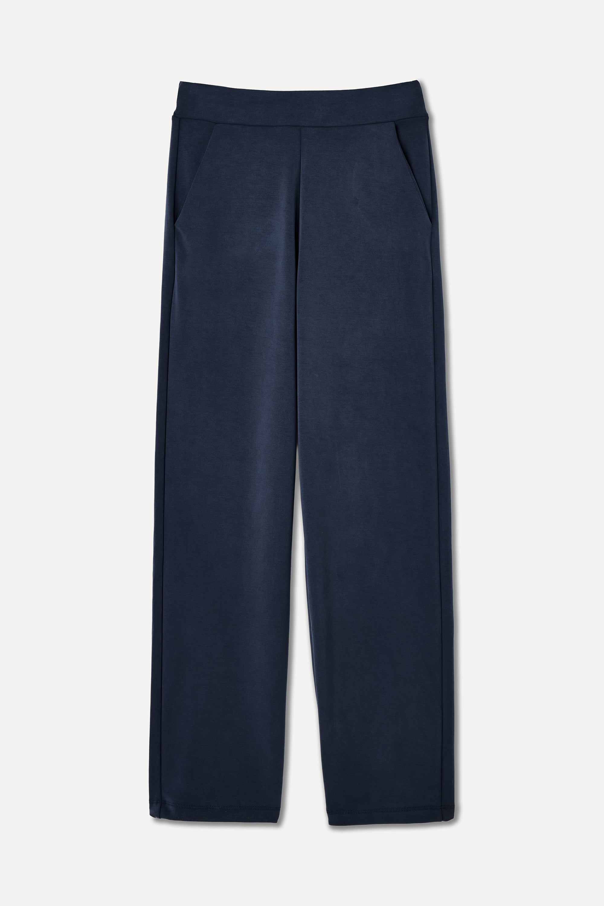 MODAL KARIŞIMLI STRAIGHT FIT BELİ LASTİKLİ PANTOLON