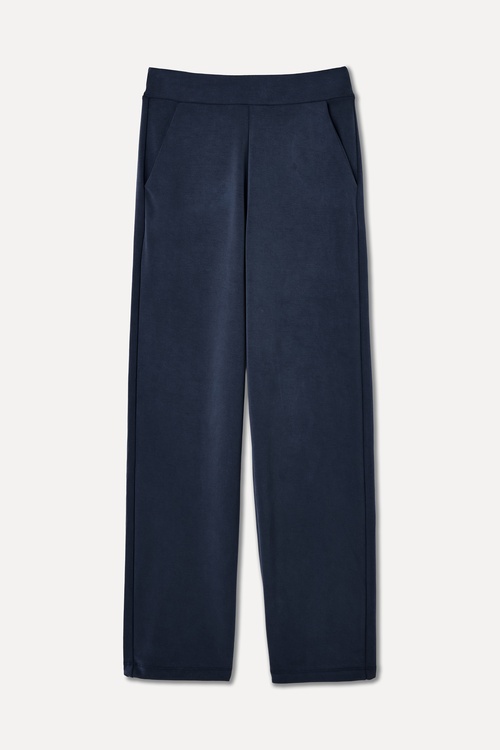  MODAL KARIŞIMLI STRAIGHT FIT BELİ LASTİKLİ PANTOLON