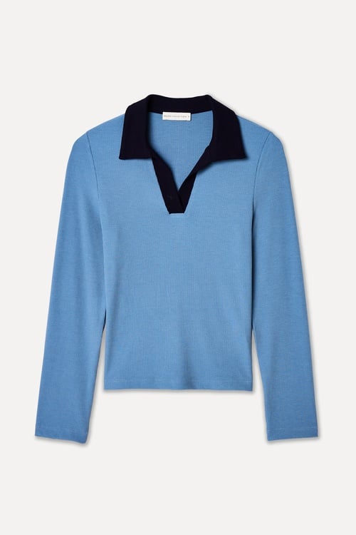 POLO YAKA UZUN KOLLU BLUZ