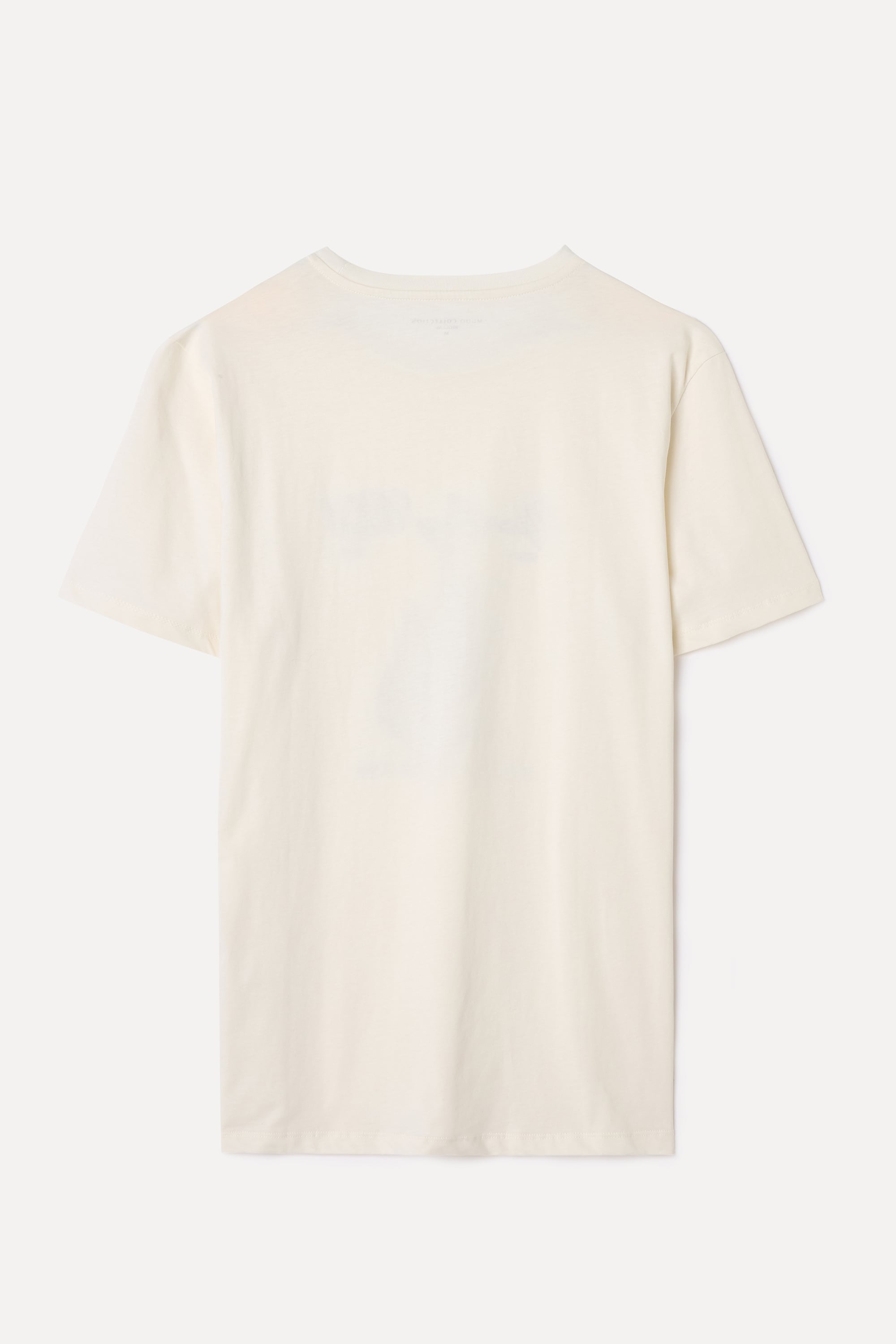 BASKILI BİSİKLET YAKA T-SHIRT