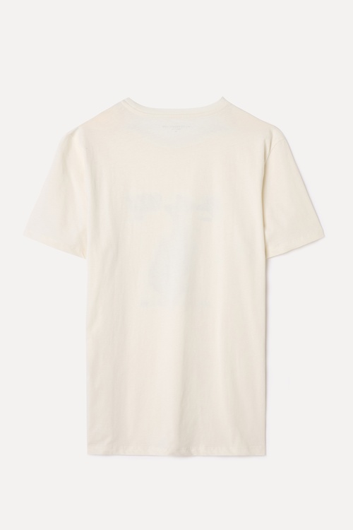  BASKILI BİSİKLET YAKA T-SHIRT